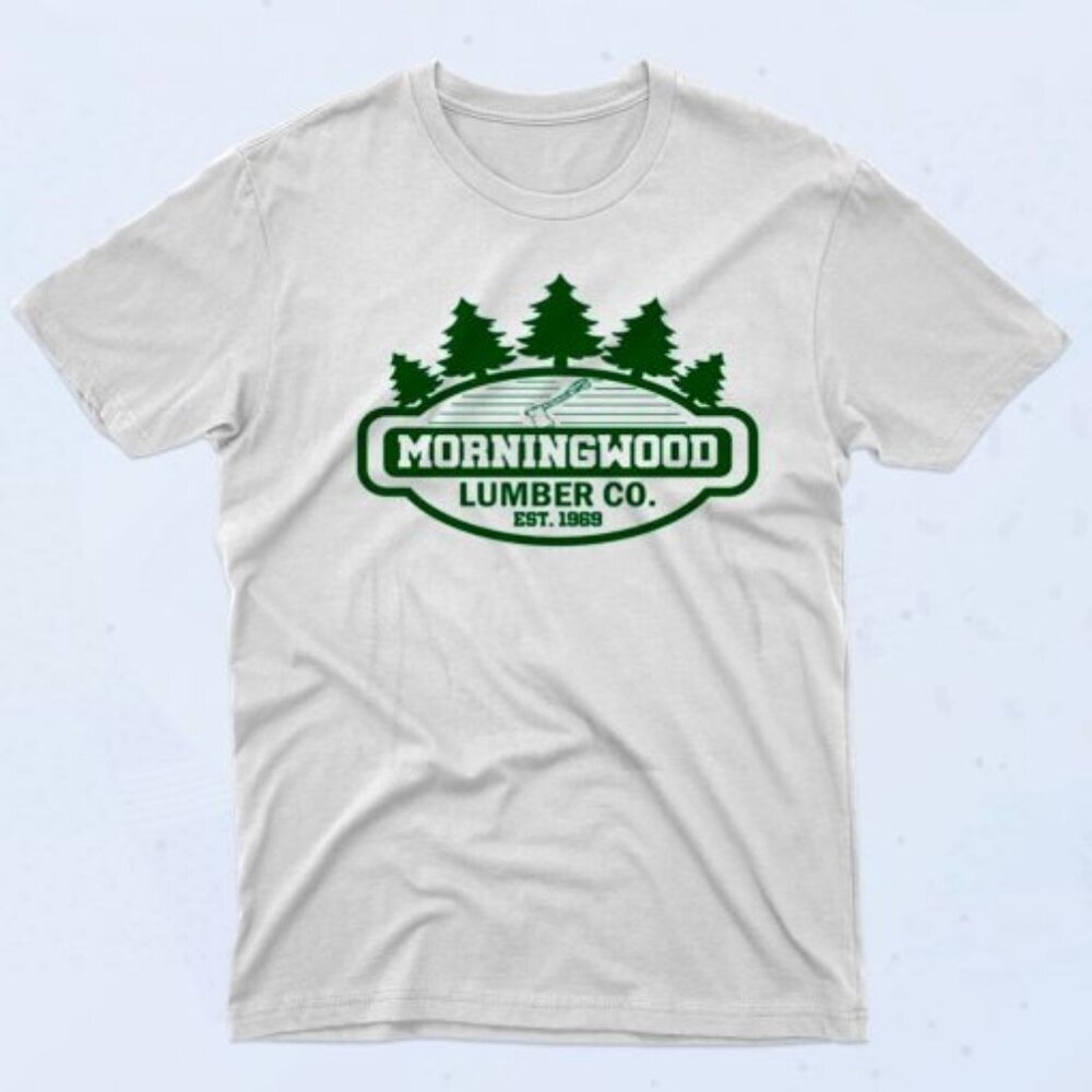 Morningwood Lumber EST 1969 Graphic T-Shirt Tongue-in-Cheek Retro Tee 24